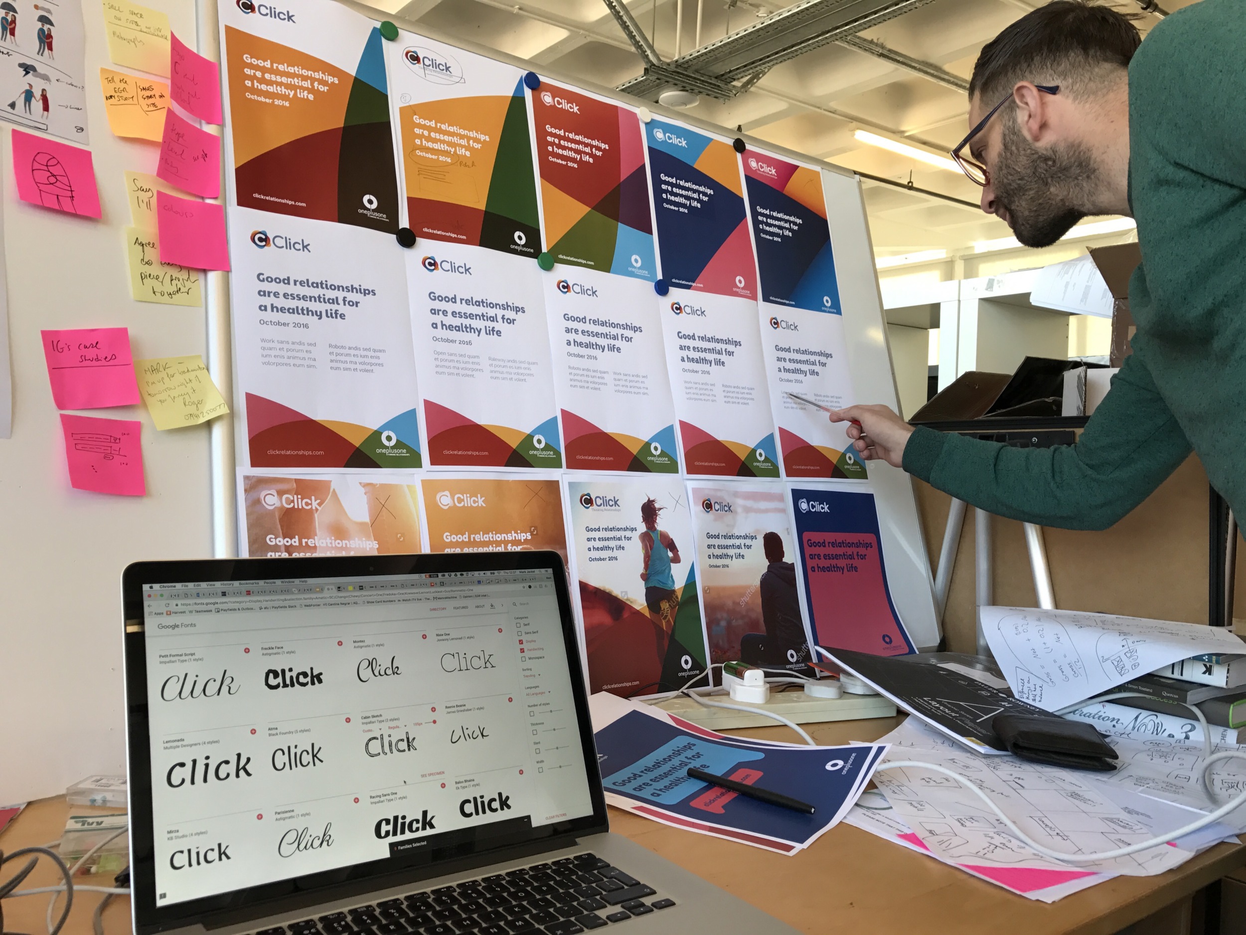 Dean-Click-process-1 Click Design Development